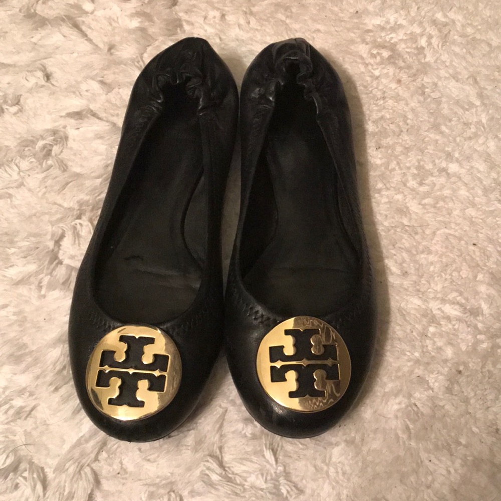 Tory Burch reva Black ballet flats